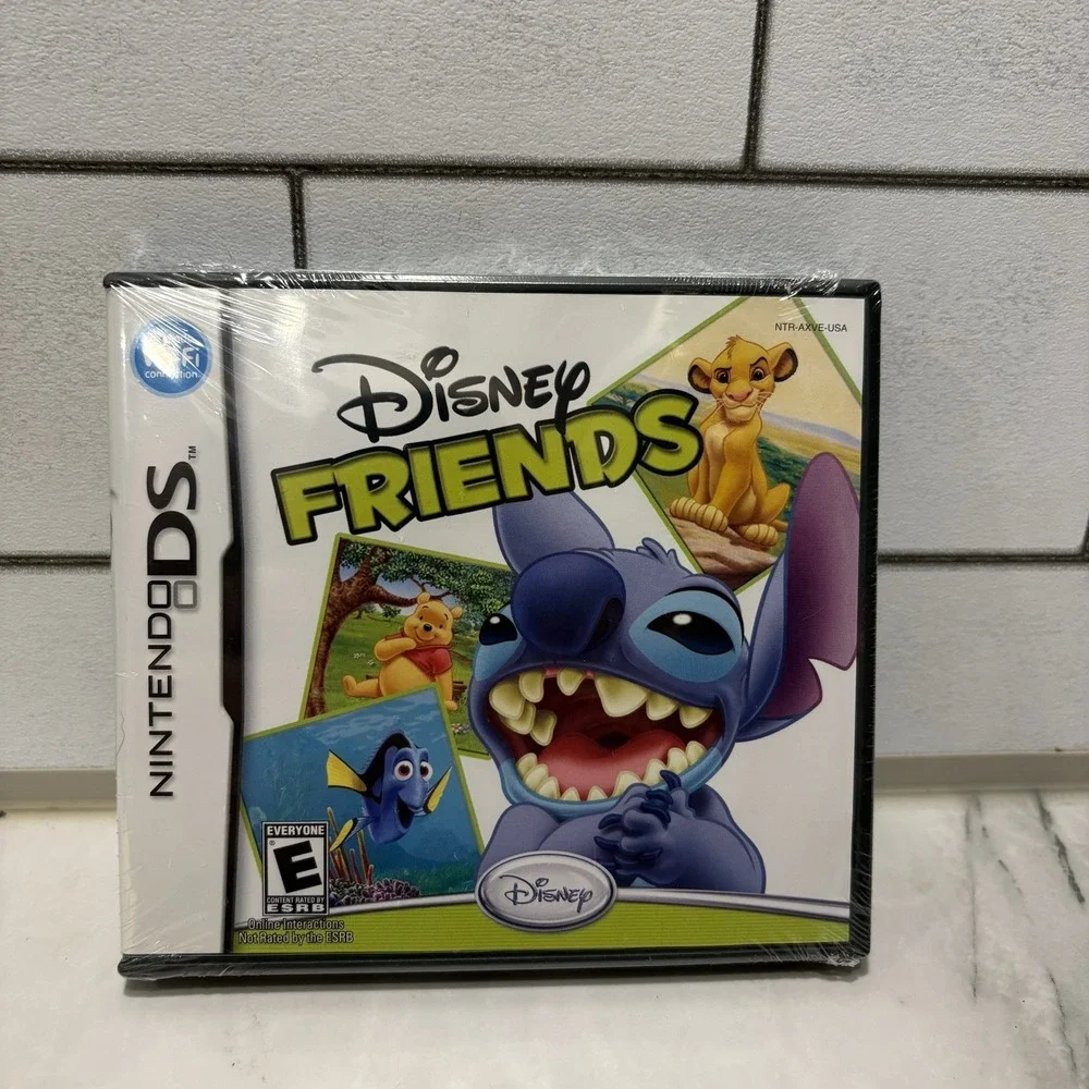 Disney Friends Nintendo DS 2008 Factory Sealed NEW NTR-AXVE-USA Disney Stitch